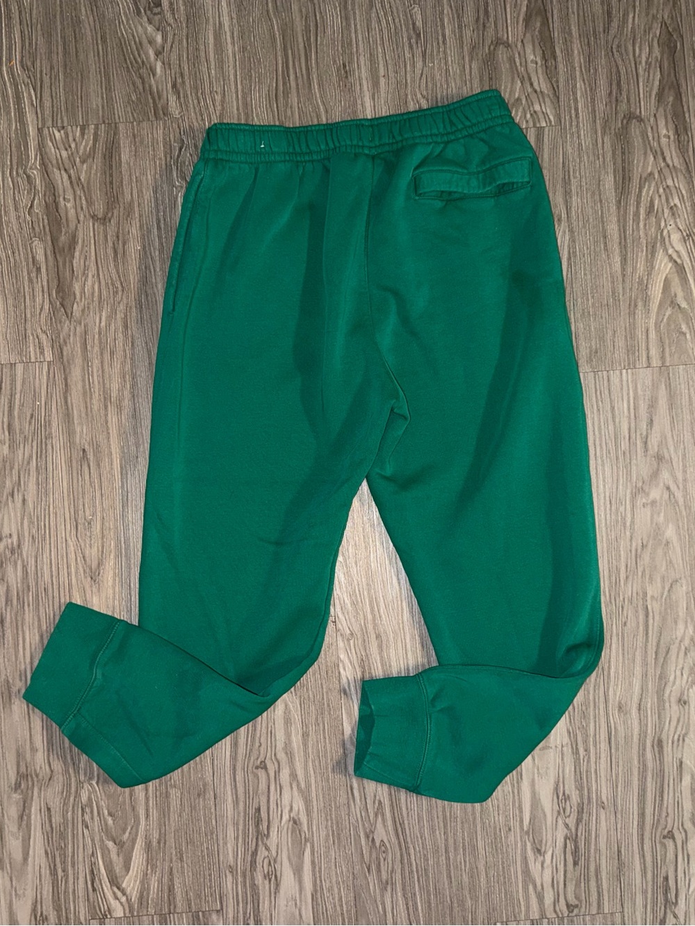 Nike NSW Cuff Fleece Tapered Sweats Pants Green Men’s Sz Large BV2671-365 - Picture 3 of 7